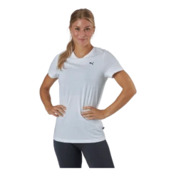 Ess Small Logo Tee Puma White-cat
