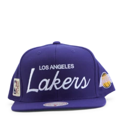 Mitchell & Ness Lakers Vintage Draft Script Snapback -SoleStory Butik 60561 94 004