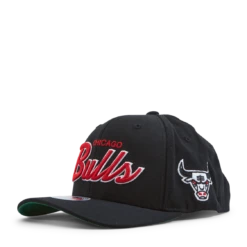 Mitchell & Ness Bulls Foundation Script Stretch Snapback