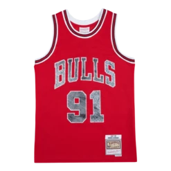 Mitchell & Ness Bulls 75th Anniversary Swingman Jersey - Rodman