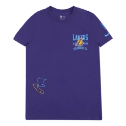 Nike Women's Lakers Mmt Wash Ss Tee