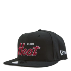NEW ERA Wn21 Nba Script Up 9FIFTY Heat Black