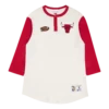 Mitchell & Ness Bulls Icon Henley Cream -SoleStory Butik 60661 11 001