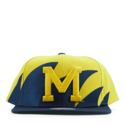 Mitchell & Ness Michigan Sharktooth Snapback -SoleStory Butik 60662 37 004