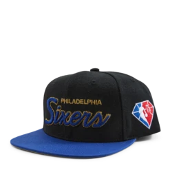 Mitchell & Ness 76ers NBA 75th Gold Snapback