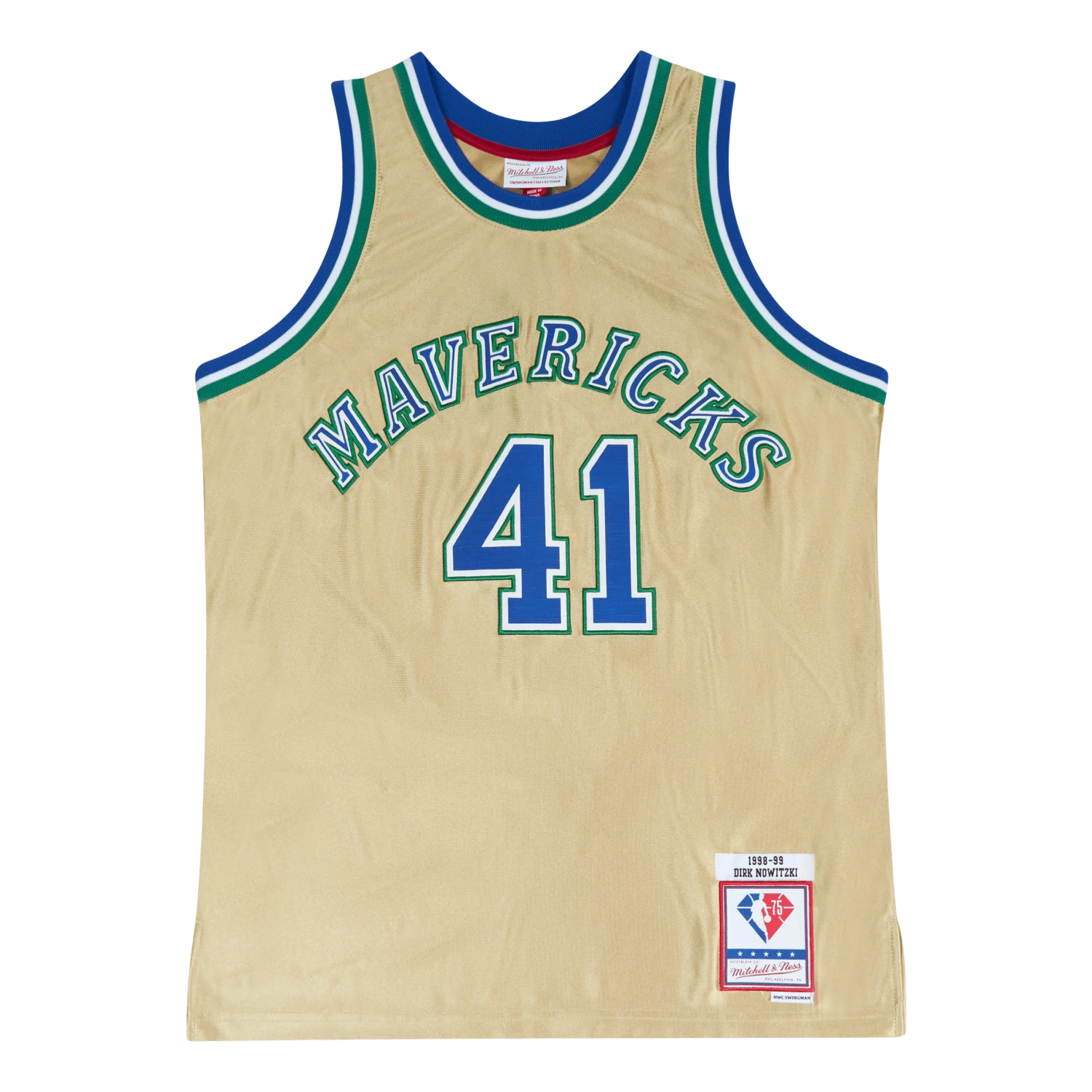 Mitchell & Ness Mavs Nba 75th Gold Swingman 3 Mitchell & Ness Mavs Nba 75th Gold Swingman