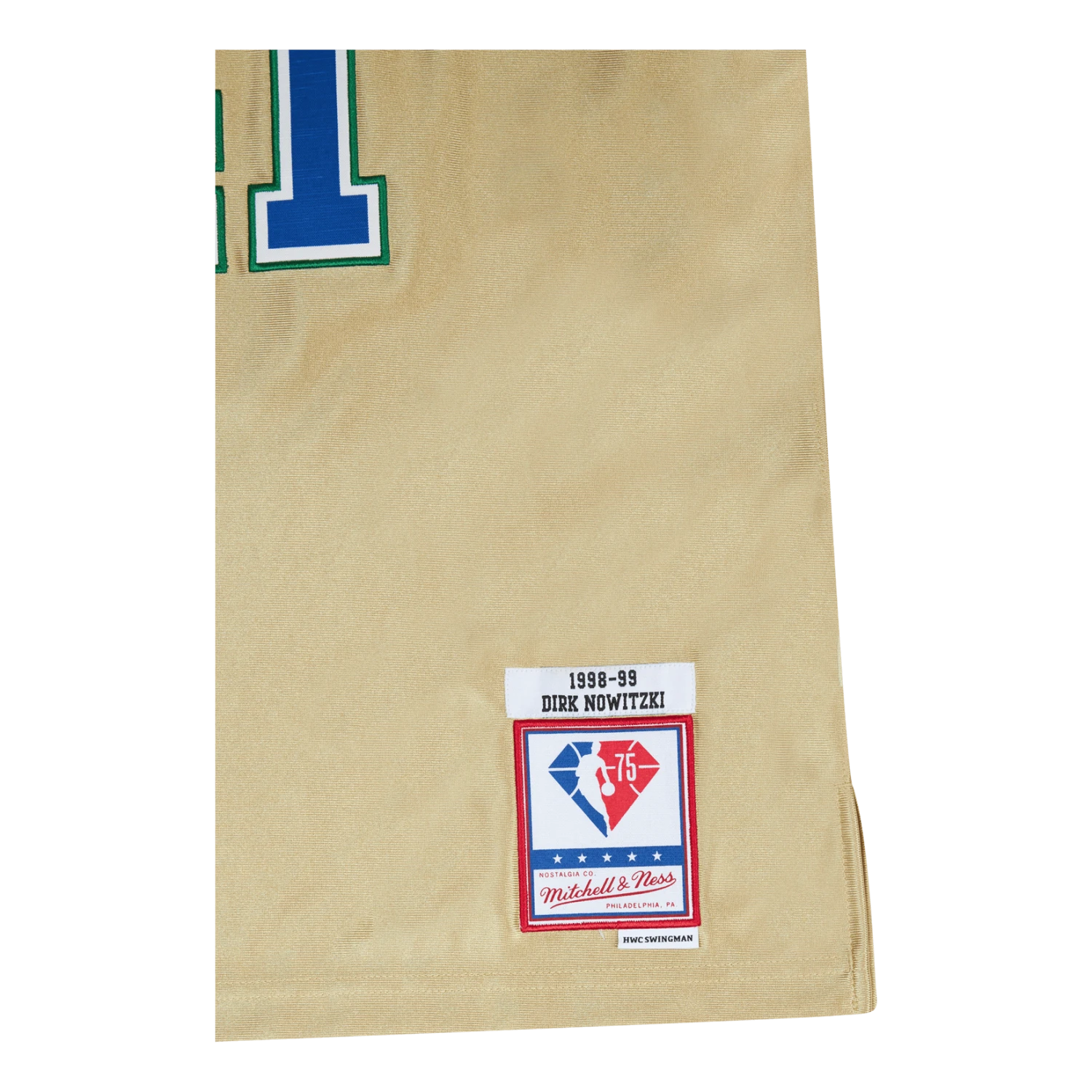 Mitchell & Ness Mavs Nba 75th Gold Swingman 6 Mitchell & Ness Mavs Nba 75th Gold Swingman - Bild 4