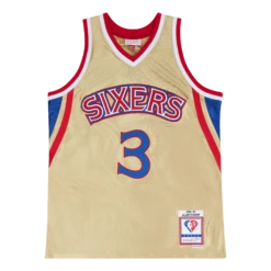 Mitchell & Ness 76ers Nba 75th Gold Swingman