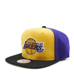 Mitchell & Ness Lakers On The Block Snapback