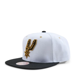 Mitchell & Ness Spurs Gold Pop Snapback