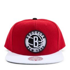 Mitchell & Ness Nets Cardinal 2 Tone Snapback -SoleStory Butik 60664 79 005
