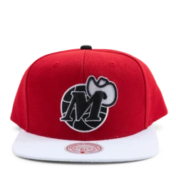 Mitchell & Ness Mavs Cardinal 2 Tone Snapback -SoleStory Butik 60664 83 005