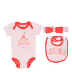 Jordan Headband/bodysuit/bib Set 3pc