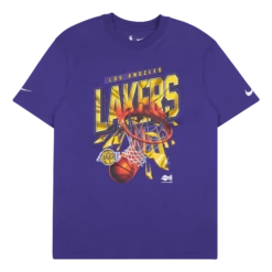 Nike Lakers Courtside Shattrd Ss Tee