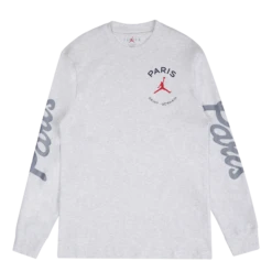 Jordan M J PSG Ls Tee Birch