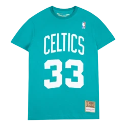 Mitchell & Ness Celtics Name & Number Tee Bird