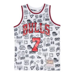 Mitchell & Ness Bulls Doodle Swingman Jersey - Toni Kukoc