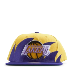 Mitchell & Ness Lakers Sharktooth Snapback HWC -SoleStory Butik 60787 97 005