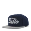 Mitchell & Ness Bulls Navy Spirit Script Snapback -SoleStory Butik 60788 83 001