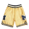 Mitchell & Ness Michigan Maize Shorts -91 -SoleStory Butik 60789 36 001