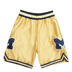 Mitchell & Ness Michigan Maize Shorts -91