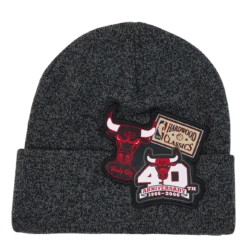 Mitchell & Ness Bulls Xl Logo Patch Knit HWC