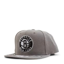 Mitchell & Ness Nets Front Face Snapback