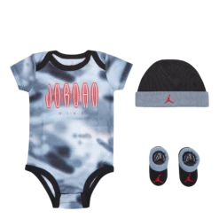 Jordan MVP Hat/bodysuit/bootie Set 3p