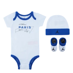 Jordan PSG Hat/bodysuit/bootie Set 3p