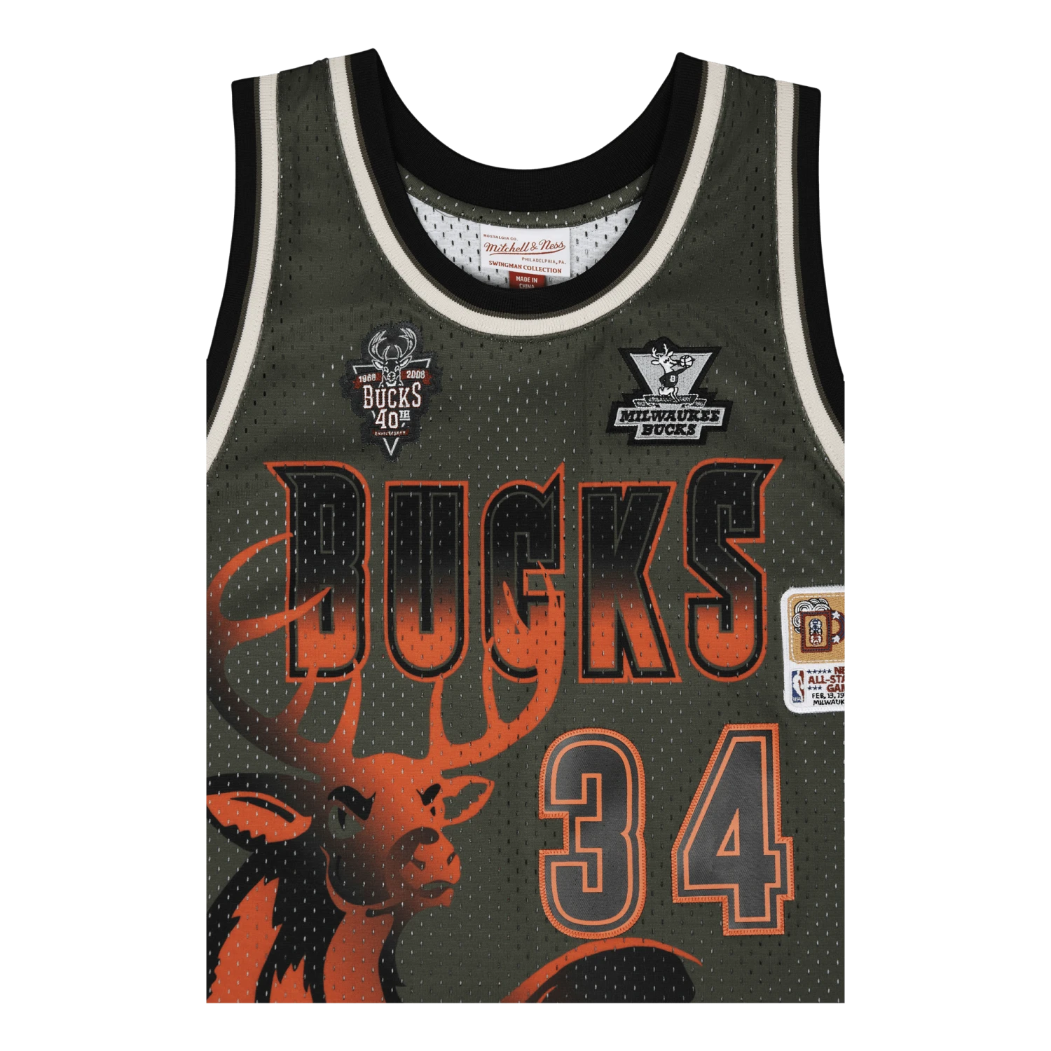 Mitchell & Ness Bucks Flight Swingman Jersey - Ray Allen 5 Mitchell & Ness Bucks Flight Swingman Jersey - Ray Allen - Bild 3