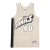 Mitchell & Ness Supersonics Khaki Swingman Jersey