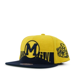 Mitchell & Ness Michigan Half & Half Snapback