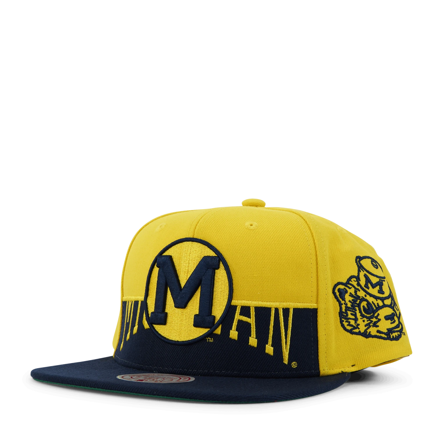 Mitchell & Ness Michigan Half & Half Snapback 3 Mitchell & Ness Michigan Half & Half Snapback
