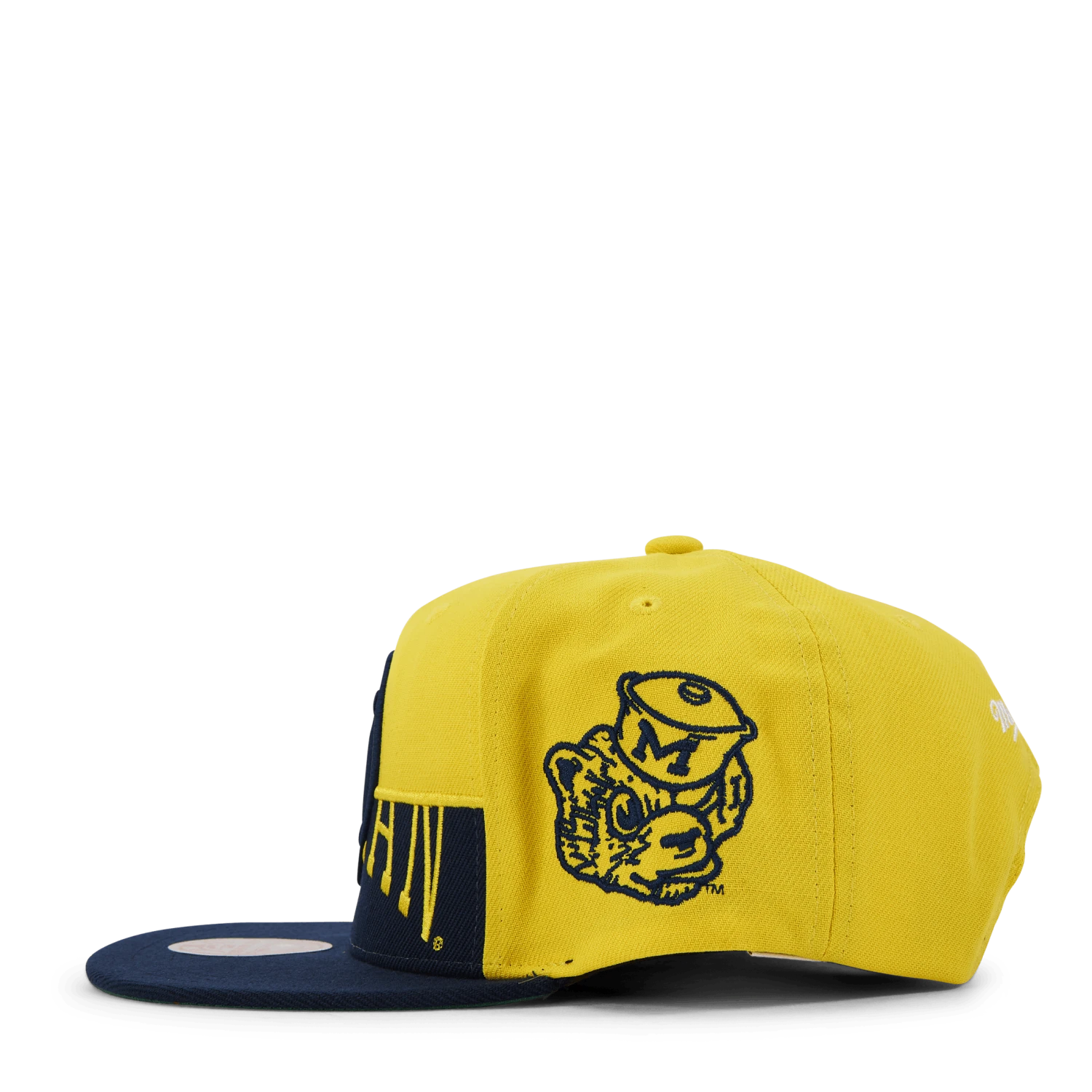 Mitchell & Ness Michigan Half & Half Snapback 4 Mitchell & Ness Michigan Half & Half Snapback - Bild 2