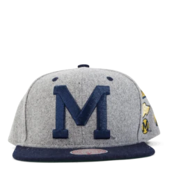 Mitchell & Ness Michigan Melton Patch Snapback -SoleStory Butik 60893 52 021