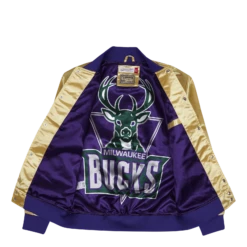 Mitchell & Ness Bucks Lightweight Satin Jacket -SoleStory Butik 60893 69 004