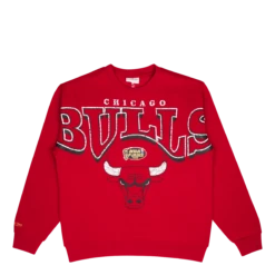 Mitchell & Ness Fleece Crew Scarlet
