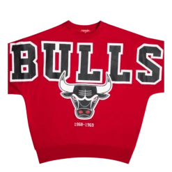 Mitchell & Ness Women's Bulls Logo Lt Fleece -SoleStory Butik 60893 87 005