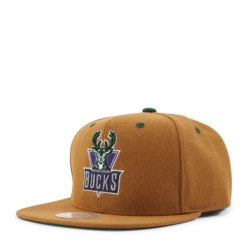 Mitchell & Ness Bucks Wheat Tc Snapback HWC