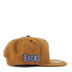 Mitchell & Ness Bucks Wheat Tc Snapback HWC -SoleStory Butik 60894 31 004