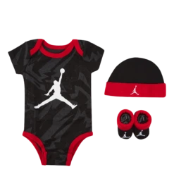 Jordan Essentials Body + Hat + Booties (0-6 Mos)