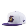 NEW ERA LAKERS WHITE CROWN PATCHES 9FIFTY