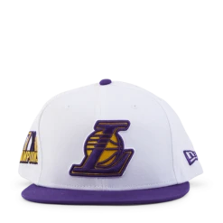 NEW ERA LAKERS WHITE CROWN PATCHES 9FIFTY -SoleStory Butik 60969 24 006