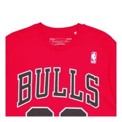 Mitchell & Ness Bulls Name & Number Tee - Scottie Pippen -SoleStory Butik 60975 62 003