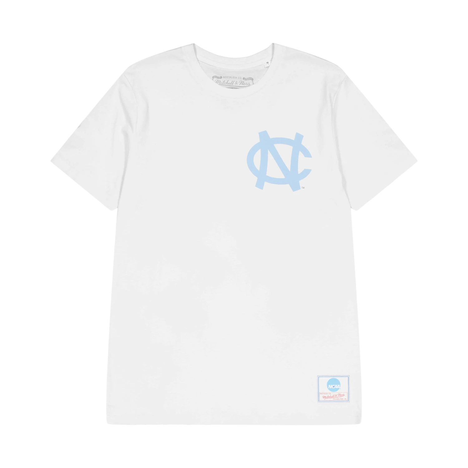 Mitchell & Ness UNC Large Left Chest Logo Tee 3 Mitchell & Ness UNC Large Left Chest Logo Tee