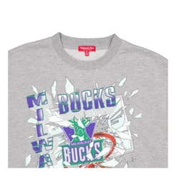 Mitchell & Ness Bucks Womens Big Face Crew 6.0 -SoleStory Butik 60975 69 003