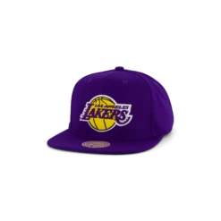Mitchell & Ness Lakers Conference Patch Snapback