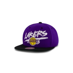 Mitchell & Ness Lakers Transcript Snapback