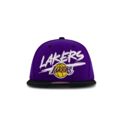 Mitchell & Ness Lakers Transcript Snapback -SoleStory Butik 60976 47 005