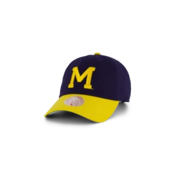 Mitchell & Ness Wolwerines Team 2 Tone 2.0 Dad Strapback